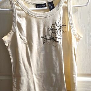 New York & Co Beige Tank Top, XL